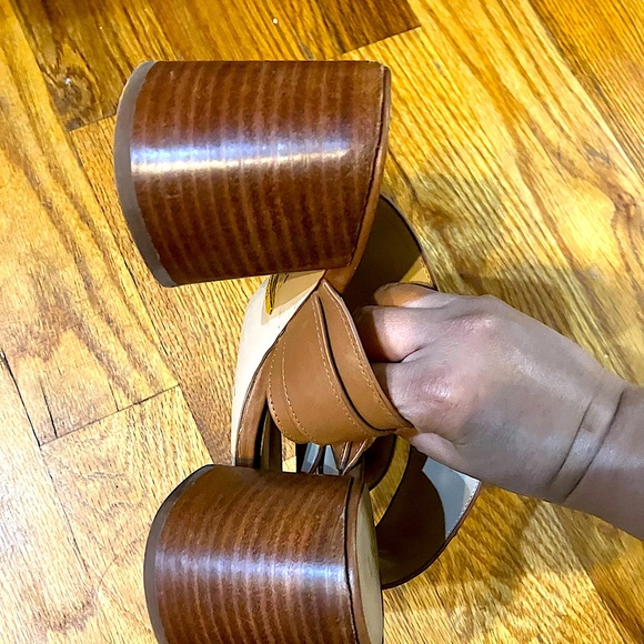 Leather Lauren Ralph Lauren block heels - size 6 - Picture 4 of 5